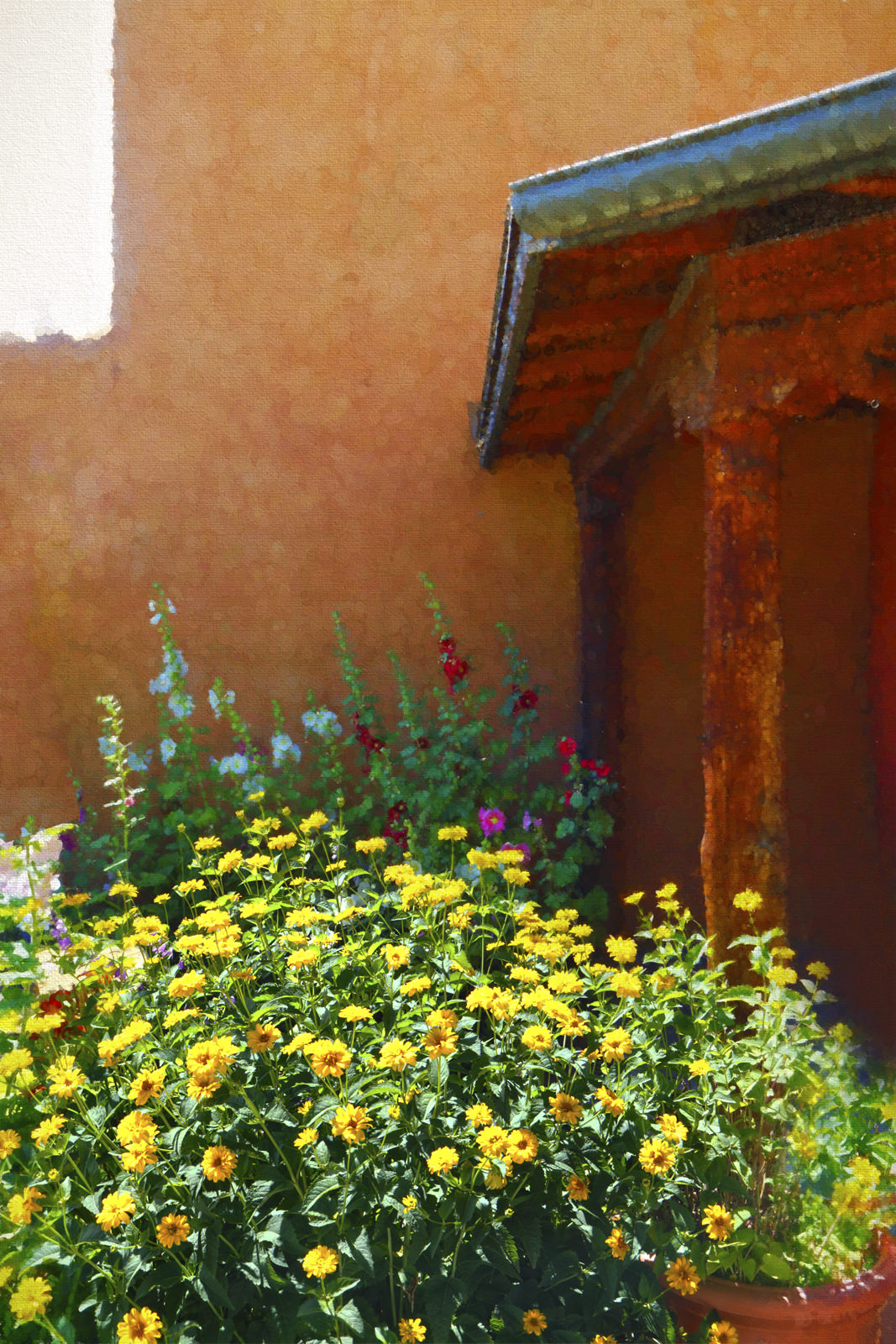 Taos Barrio Wall